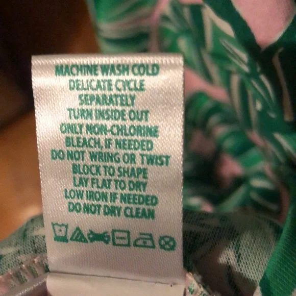 Lilly Pulitzer Hallie Short Sleeve Dress Conch Shell Pink Let’s Go Bananas Large - Picture 7 of 9